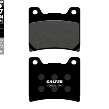 Galfer Front Brake Pads for 85-92 OEM Vmax 2 Piston Calipers