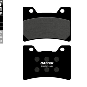 Galfer Front Brake Pads for 93-07 OEM Vmax 4 Piston Brake Calipers